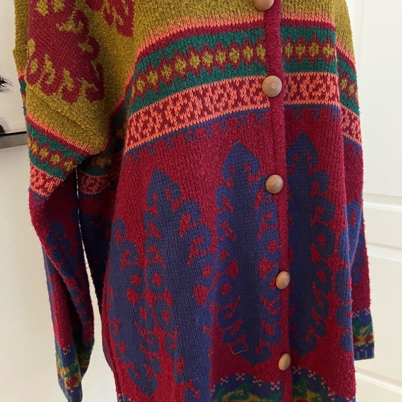 Vintage Liz Sport Button Front Cardigan Size Small - Picture 6 of 10